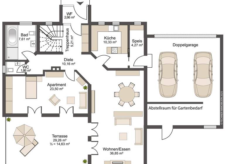 Einfamilienhaus zum Kauf provisionsfrei 1.450.000 € 6 Zimmer 188,6 m² 480 m² Grundstück Ingolstadt 85051