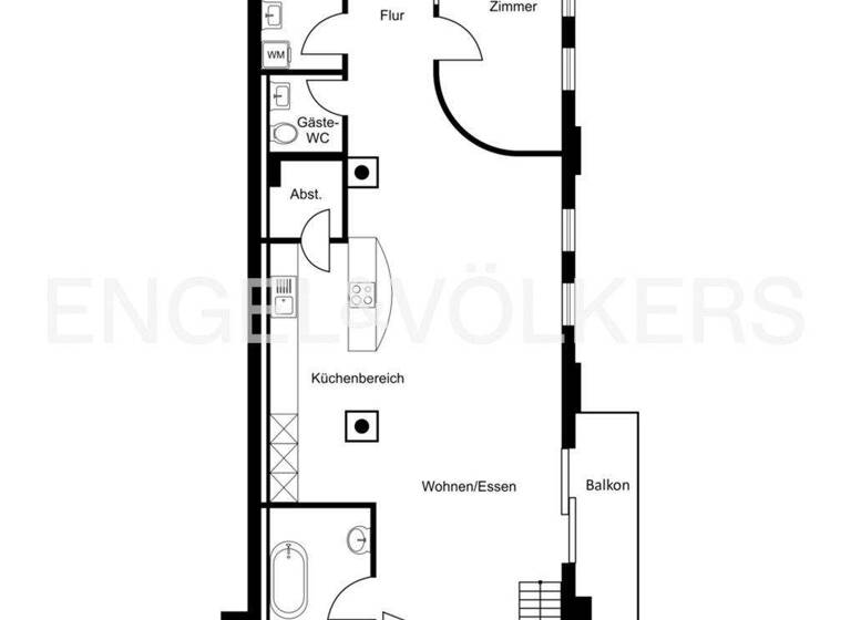 Wohnung zum Kauf 1.850.000 € 4 Zimmer 191 m² 3. Geschoss Friedrichshain Berlin 10245