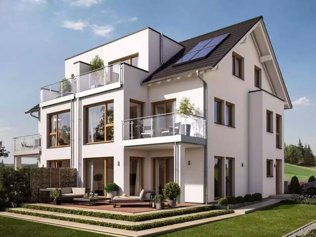 Doppelhaushälfte zum Kauf 590.500 € 6 Zimmer 192 m² 675 m² Grundstück Darstadt Ochsenfurt 97199