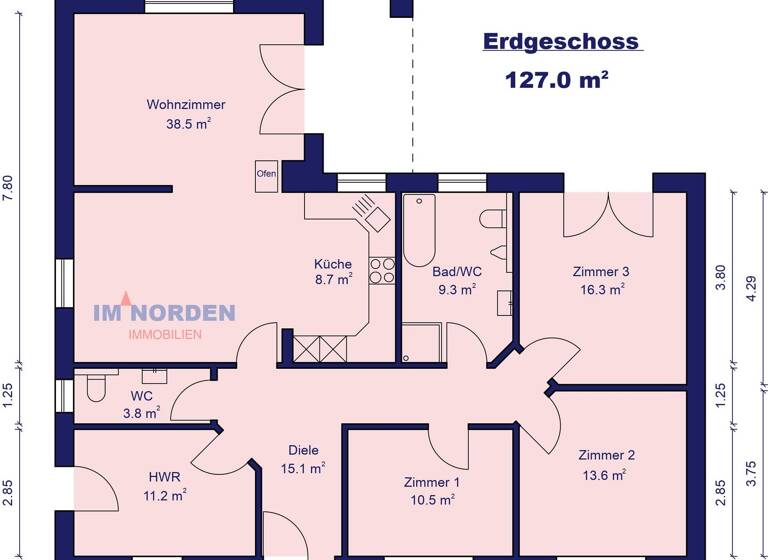 Einfamilienhaus zum Kauf 560.000 € 4 Zimmer 127 m² 630 m² Grundstück Am Hufeisen 16 Middelburg Süsel 23701