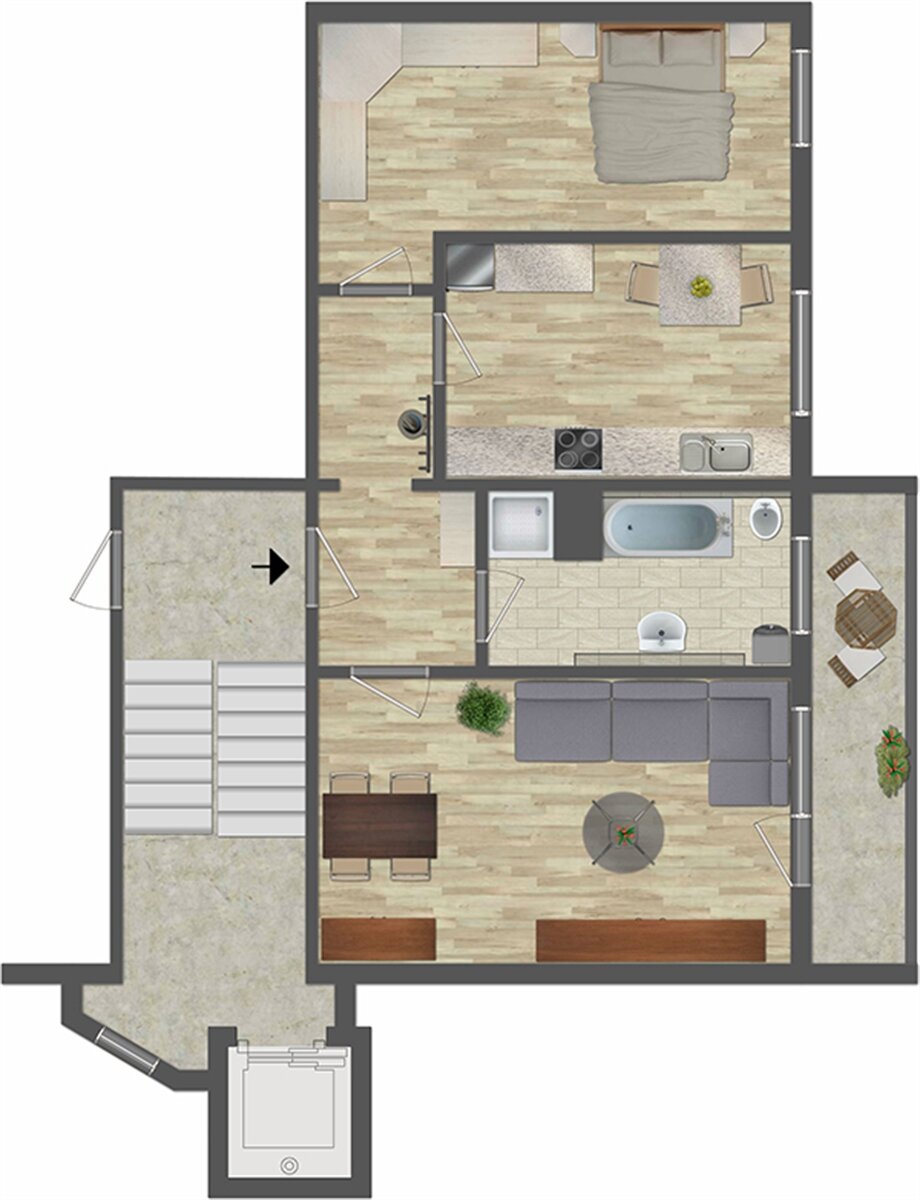 Wohnung zur Miete 408 € 2 Zimmer 68 m²<br/>Wohnfläche 2.<br/>Geschoss 01.04.2025<br/>Verfügbarkeit Saalfelder Straße 21 Lusan - Saalfelder Straße Gera 07549