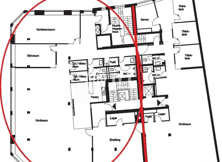 Bürofläche zur Miete provisionsfrei 19 € 1.187,3 m² Bürofläche teilbar ab 159 m² Hamburg-Altstadt Hamburg 20457