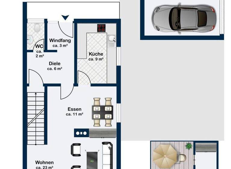 Doppelhaushälfte zum Kauf 999.999 € 5 Zimmer 137,6 m² 551 m² Grundstück Unterdarching Valley 83626