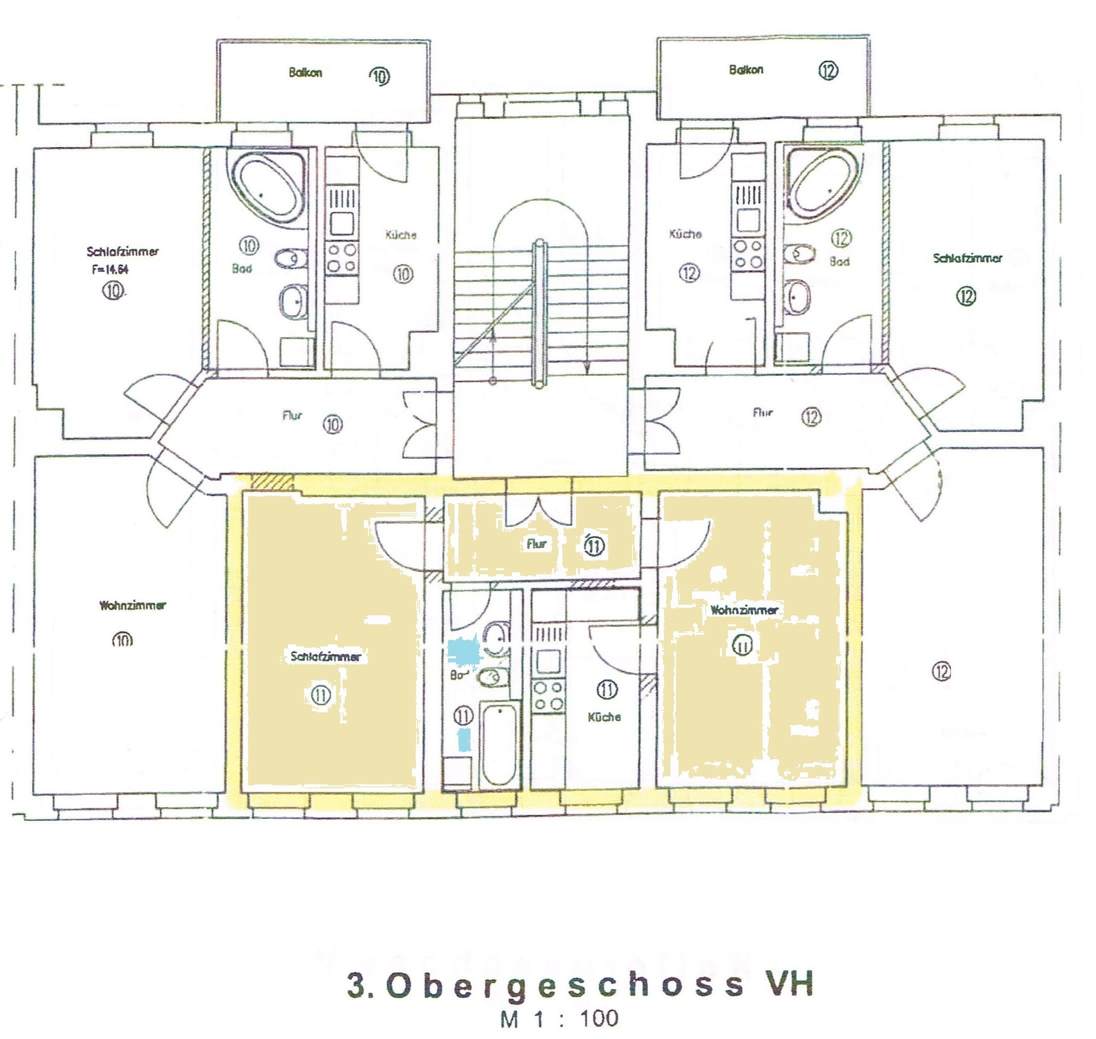 Wohnung zur Miete 461 € 2 Zimmer 53 m²<br/>Wohnfläche 3.<br/>Geschoss 01.04.2025<br/>Verfügbarkeit Wiedebachstr.10 Connewitz Leipzig 04277