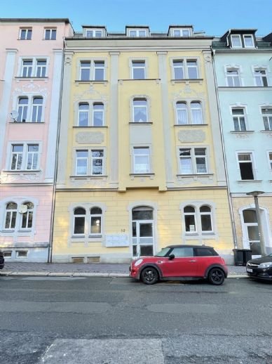 Wohnung zur Miete 340 € 3 Zimmer 82,4 m²<br/>Wohnfläche 3.<br/>Geschoss ab sofort<br/>Verfügbarkeit Leibnizstr.32 Südvorstadt Plauen 08527