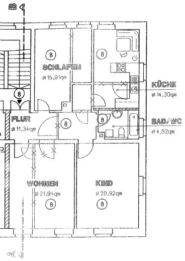 Wohnung zur Miete 300 € 2 Zimmer 54 m²<br/>Wohnfläche 4.<br/>Geschoss ab sofort<br/>Verfügbarkeit Uferstraße 6 Döbeln Döbeln 04720