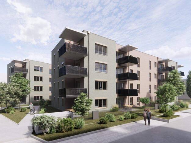 Wohnung zum Kauf - Erstbezug 262.743 € 3 Zimmer 74,9 m² 3. Geschoss frei ab 01.09.2026 Elisbeth Bollenberger-Gasse Wiener Neustadt 2700