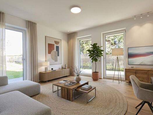 Terrassenwohnung zum Kauf - Erstbezug provisionsfrei 587.000 € 3 Zimmer 81 m² Traunstein 83278