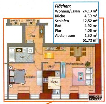 Wohnung zum Kauf 149.000 € 2 Zimmer 52 m²<br/>Wohnfläche ab sofort<br/>Verfügbarkeit Friedrichstadt (Löbtauer Str.) Dresden 01159