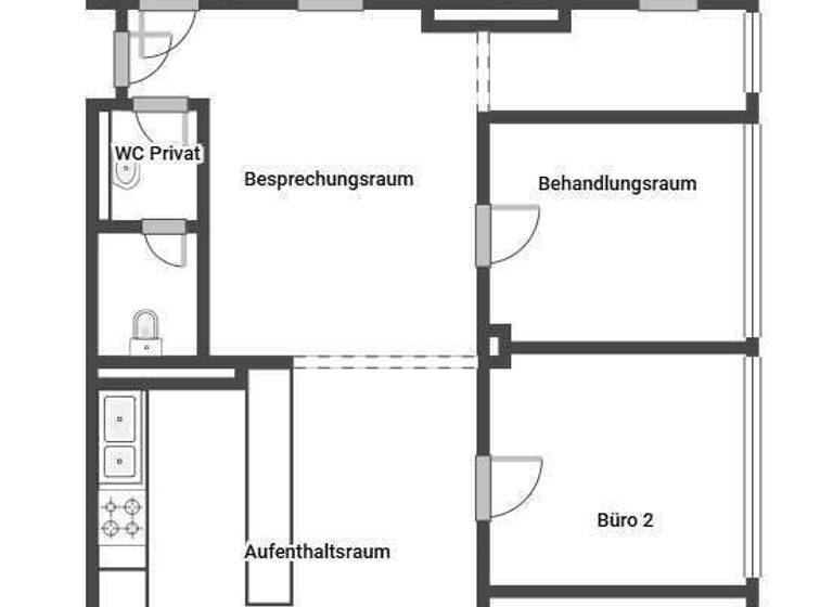 Büro zum Kauf provisionsfrei 199.000 € 155 m² Bürofläche Gladbach Bergisch Gladbach 51465