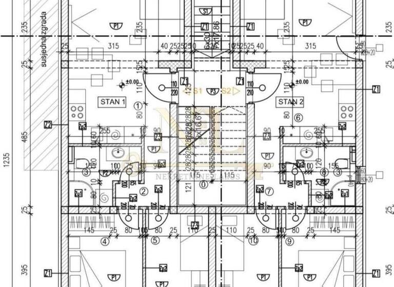 Wohnung zum Kauf 200.000 € 3 Zimmer 57 m² EG Okrug