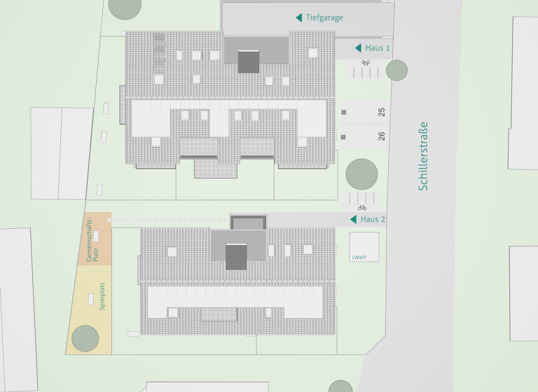 Fertig- und Musterhäuser zum Kauf Schillerstraße 36+38 Herrenberg 71083