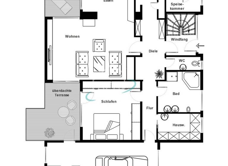 Einfamilienhaus zum Kauf 4,5 Zimmer 213,6 m² 1.782 m² Grundstück Wittau Crailsheim / Wittau 74564
