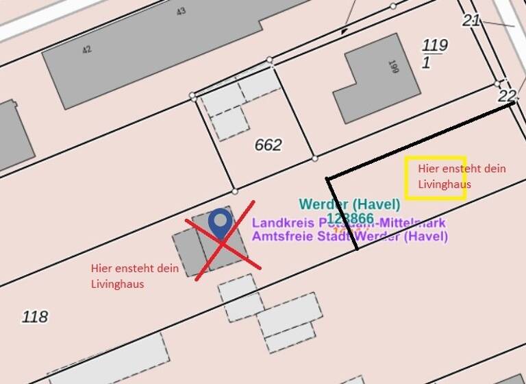 Grundstück zum Kauf 190.000 € 650 m²<br/>Grundstück Werder (Havel) Werder (Havel) 14542