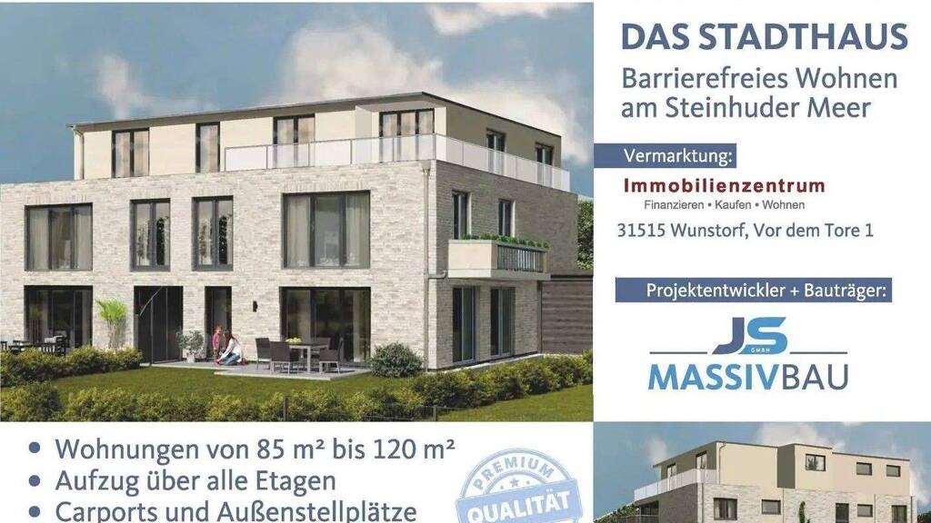 Penthouse zum Kauf provisionsfrei 548.500 € 3 Zimmer 125 m² 2. Geschoss Großenheidorner Strasse 50 Steinhude Wunstorf 31515