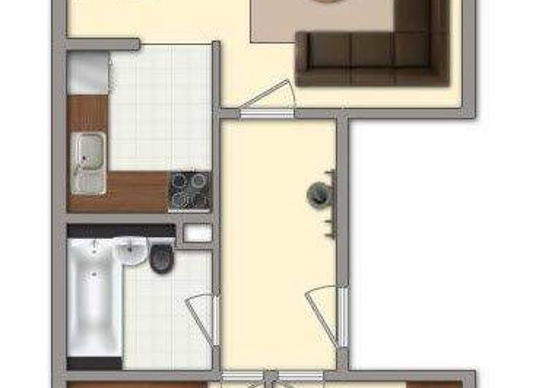 Wohnung zur Miete 420 € 3 Zimmer 58,3 m² 4. Geschoss Elisabeth-Wolf-Straße 54 Sandow Cottbus 03042
