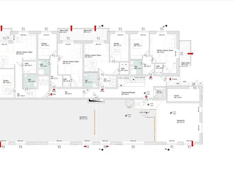 Büro zur Miete - Erstbezug provisionsfrei 795 € Heidmühle Schortens 26419