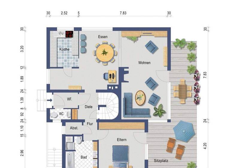 Einfamilienhaus zum Kauf 690.000 € 6 Zimmer 186,7 m² 933 m² Grundstück Unterkirchberg Illerkirchberg / Unterkirchberg 89171