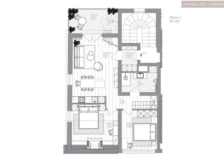 Wohnung zum Kauf 550.000 € 4 Zimmer 107 m² Wien 1190