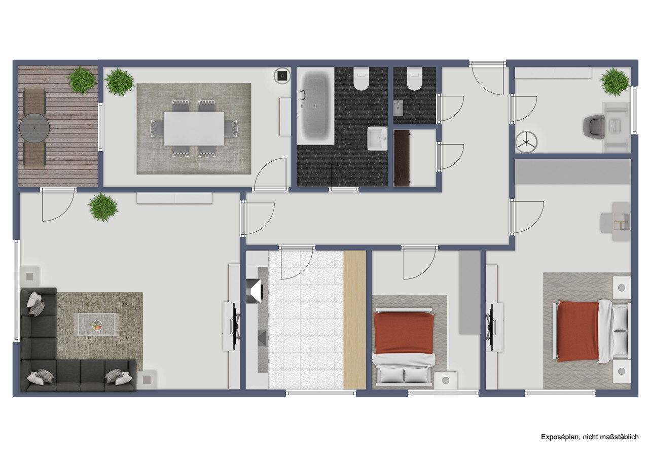 Wohnung zum Kauf 229.000 € 5 Zimmer 100 m²<br/>Wohnfläche EG<br/>Geschoss Kreideberg Lüneburg 21339