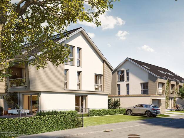 Reihenendhaus zum Kauf - Neubau provisionsfrei 1.579.000 € 5 Zimmer 165,5 m² 246 m² Grundstück Rotdornweg 35 a Am Wald Taufkirchen 82024