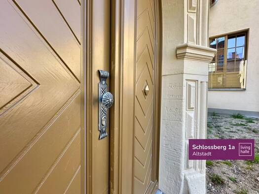 Wohnung zur Miete 1.500 € 3,5 Zimmer 169 m² 1. Geschoss Schlossberg 1a Altstadt Halle / Mitte 06108