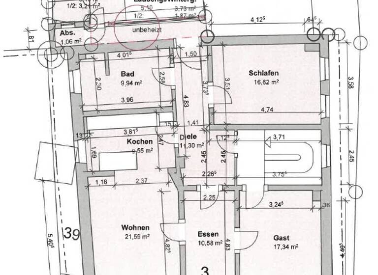 Wohnung zum Kauf 469.000 € 3,5 Zimmer 103 m² 1. Geschoss Ingolstadt Ingolstadt / Ingolstadt 85049