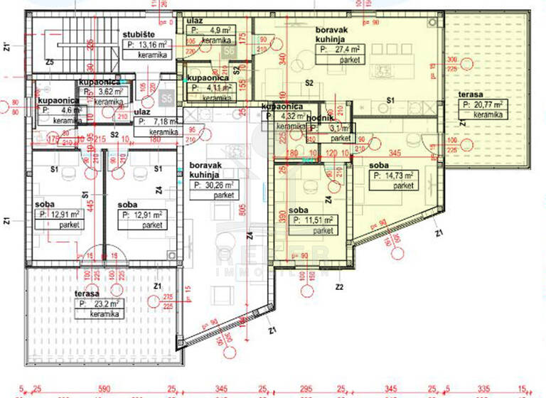 Wohnung zum Kauf - Erstbezug 310.000 € 3 Zimmer 70 m² 2. Geschoss Novi Vinodolski 51250