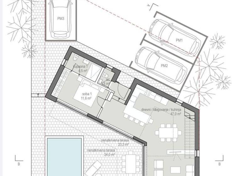 Villa zum Kauf - Erstbezug 870.000 € 4,5 Zimmer 250 m² 250 m² Grundstück Heilbronn Privlaka