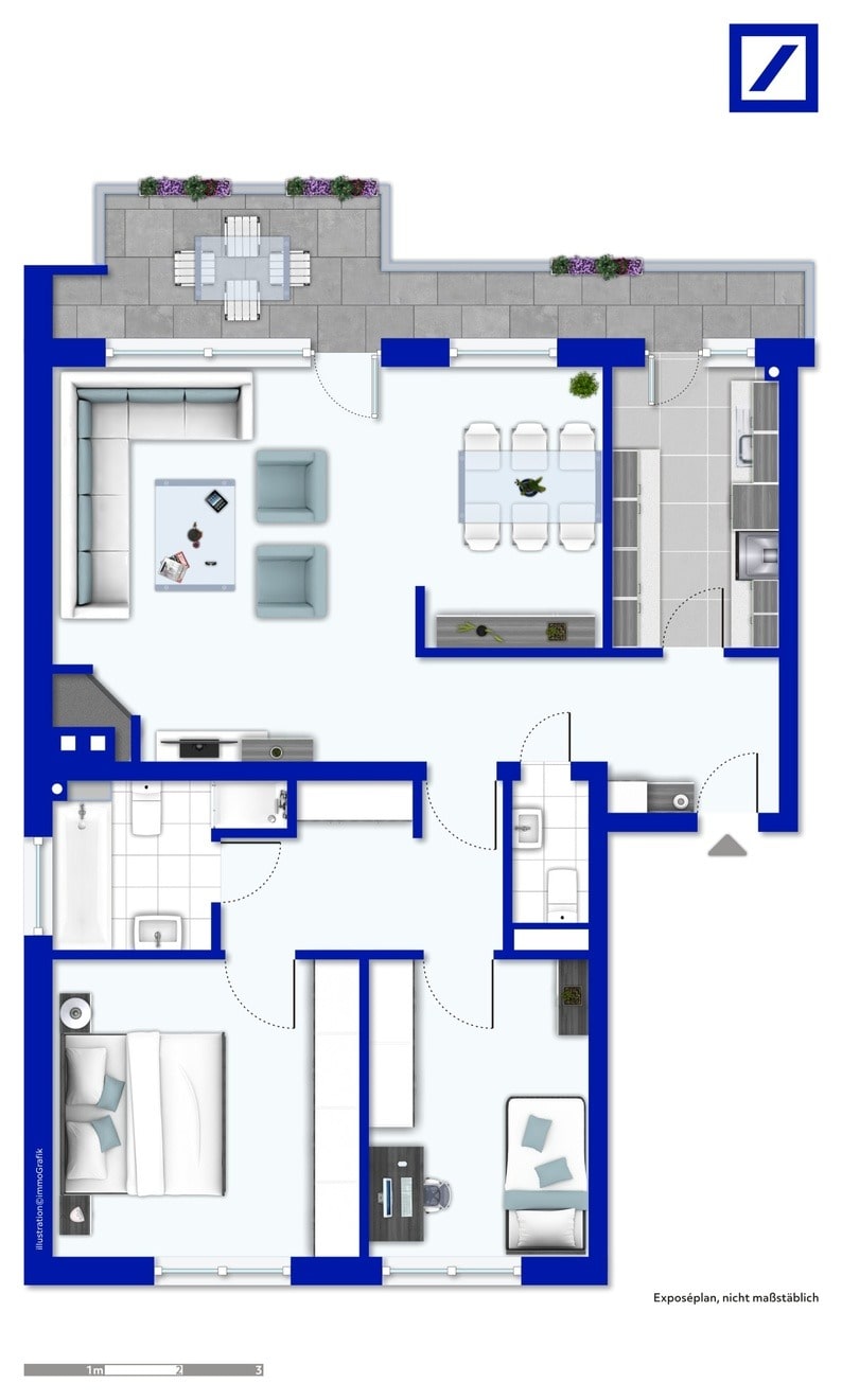 Wohnung zum Kauf 332.000 € 3 Zimmer 93 m²<br/>Wohnfläche Zentrum Ratingen 40878