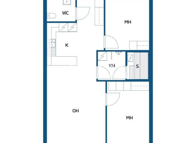 Reihenmittelhaus zum Kauf 189.000 € 3 Zimmer 66 m² Siukunkatu 5 Seinäjoki 60100