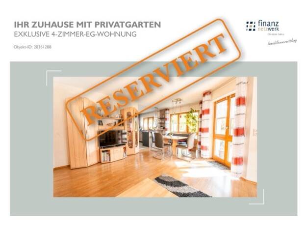 Terrassenwohnung zum Kauf 270.000 € 4 Zimmer 88,6 m² Geschoss EG/4 Pfullendorf Pfullendorf 88630