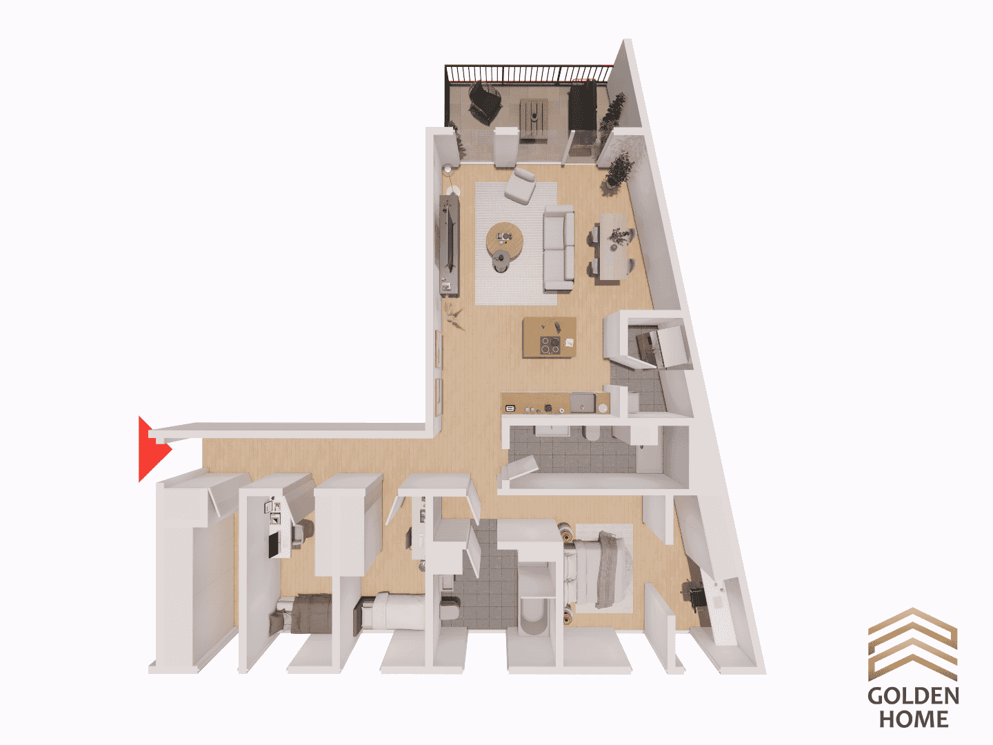 Apartment zum Kauf 935.000 € 5 Zimmer 135 m²<br/>Wohnfläche 3.<br/>Geschoss Bockenheim Frankfurt am Main 60486