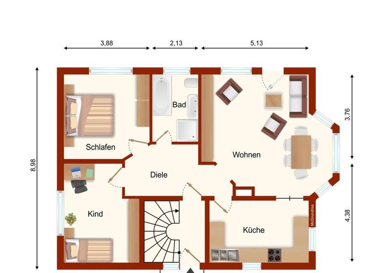 Einfamilienhaus zum Kauf 379.000 € 6 Zimmer 155 m² 530 m² Grundstück Irxleben 39167