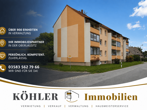 Wohnung zum Kauf 28.000 € 2 Zimmer 64 m² 2. Geschoss frei ab sofort Großhennersdorf Herrnhut 02747