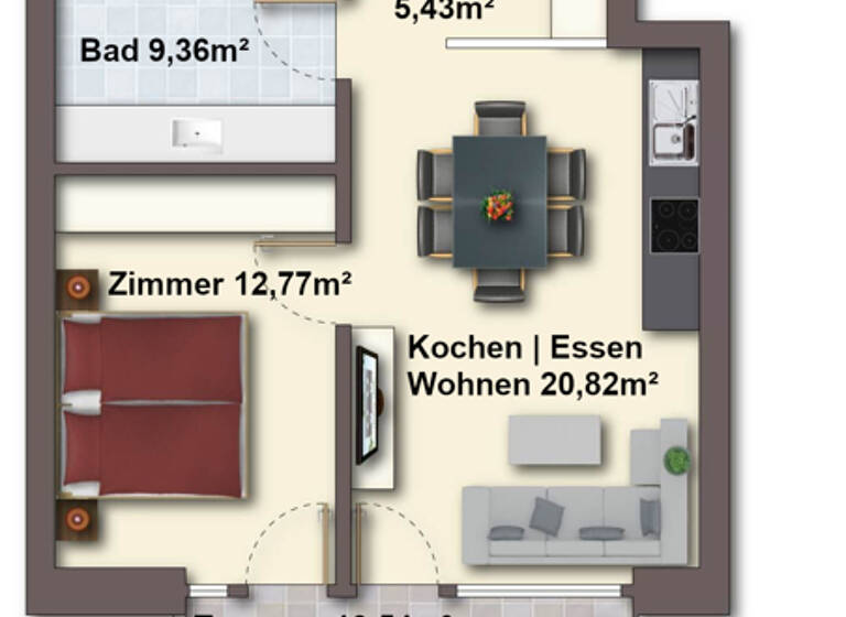 Wohnung zum Kauf 2 Zimmer 48,4 m² 2. Geschoss Bahnhofstraße 199 Top 8 Dalaas 6752