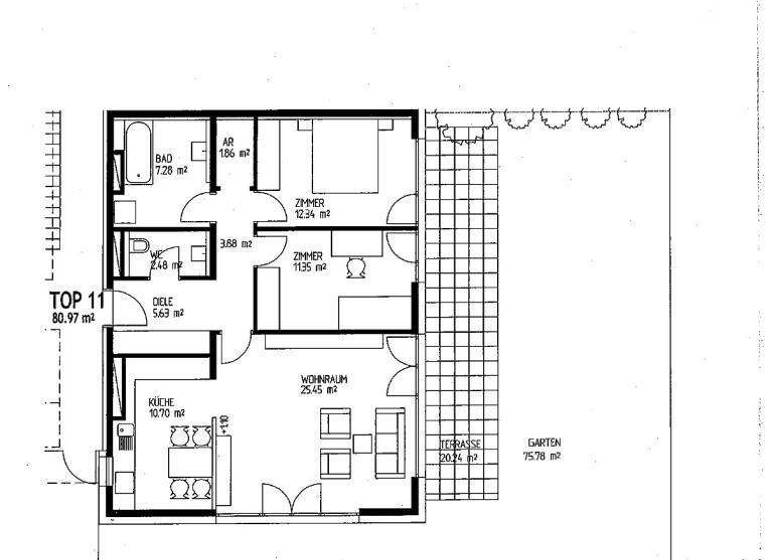 Wohnung zum Kauf 599.000 € 3 Zimmer 81 m² EG Innsbruck 6020