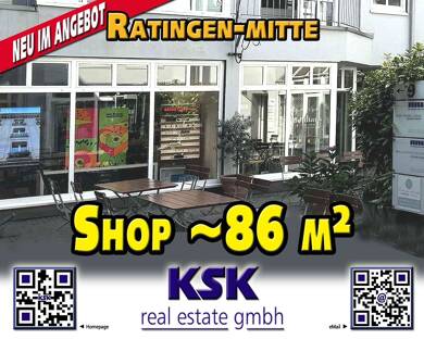Laden zur Miete 16 € 86,4 m² Verkaufsfläche Zentrum Ratingen 40878