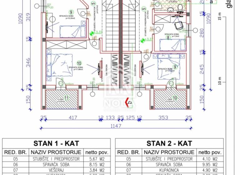Wohnung zum Kauf 299.000 € 4 Zimmer Vodice 22211