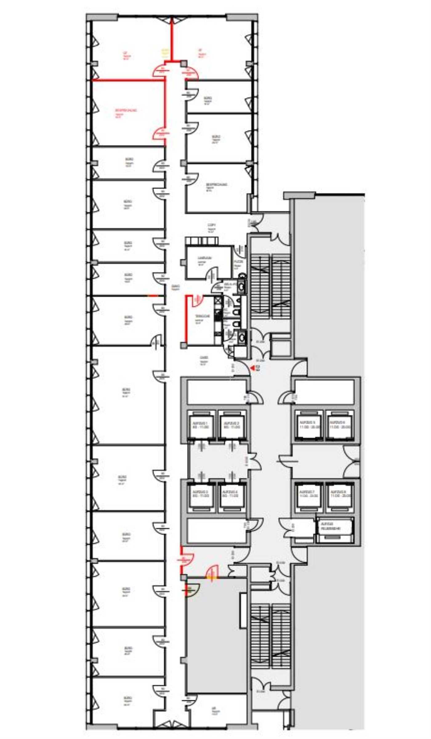 Bürogebäude zur Miete 15,50 € 694 m²<br/>Bürofläche Wien 1220