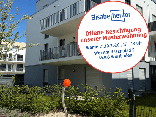Wohnung zur Miete - Erstbezug 1.943 € 4 Zimmer 121,4 m² 3. Geschoss Pfarrmorgen Delkenheim Wiesbaden 65205
