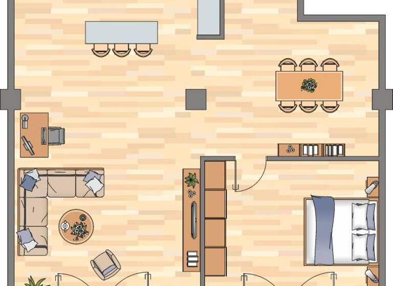 Wohnung zur Miete - Erstbezug 1.589 € 2 Zimmer 126,3 m² EG Am Tabakquartier 54 Woltmershausen Bremen 28197