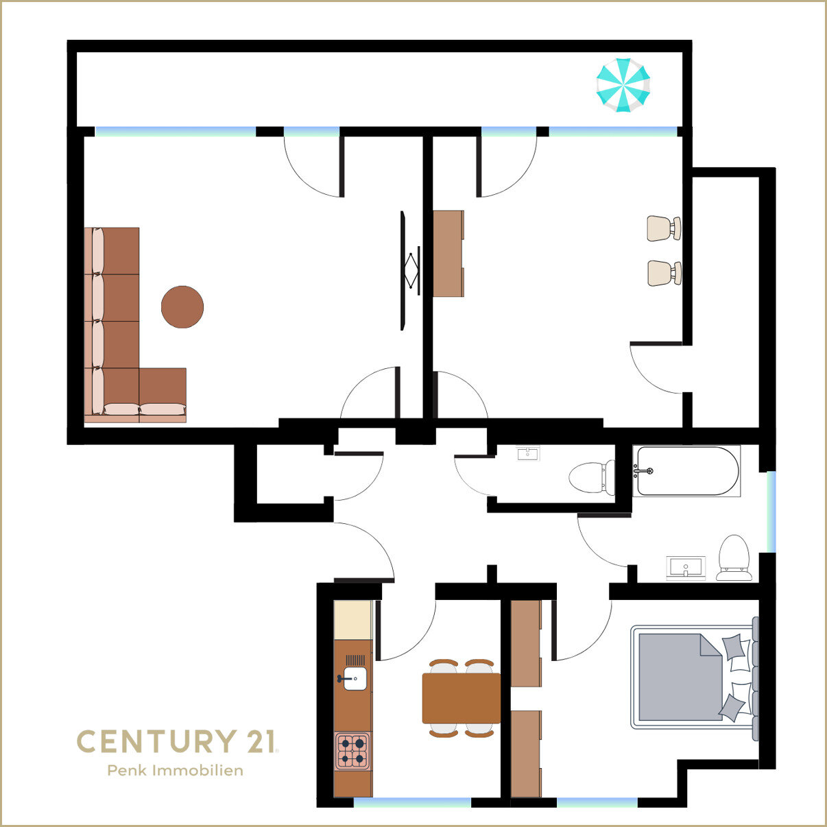 Wohnung zum Kauf 180.000 € 3 Zimmer 85 m²<br/>Wohnfläche Borbeck-Mitte Essen / Borbeck-Mitte 45355