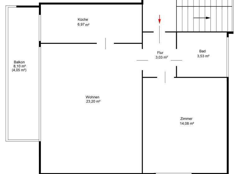 Wohnung zur Miete Wohnen auf Zeit 1.200 € 2 Zimmer 55 m²<br/>Wohnfläche 01.06.2025<br/>Verfügbarkeit Radio Bremen Bremen 28211