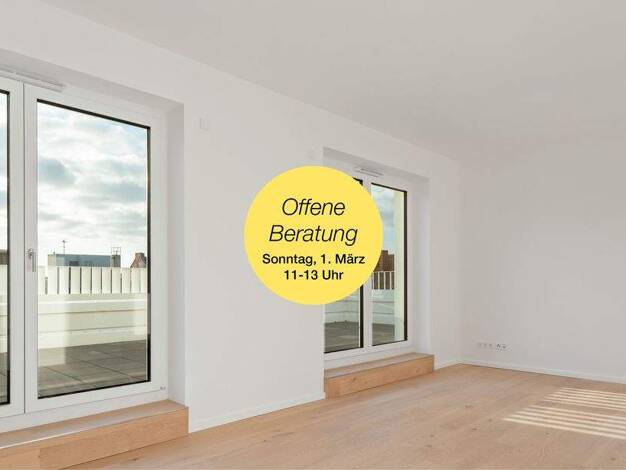 Penthouse zum Kauf - Erstbezug provisionsfrei 874.000 € 3 Zimmer 120,8 m² 4. Geschoss Bürgerstraße 53 Britz Berlin 12347