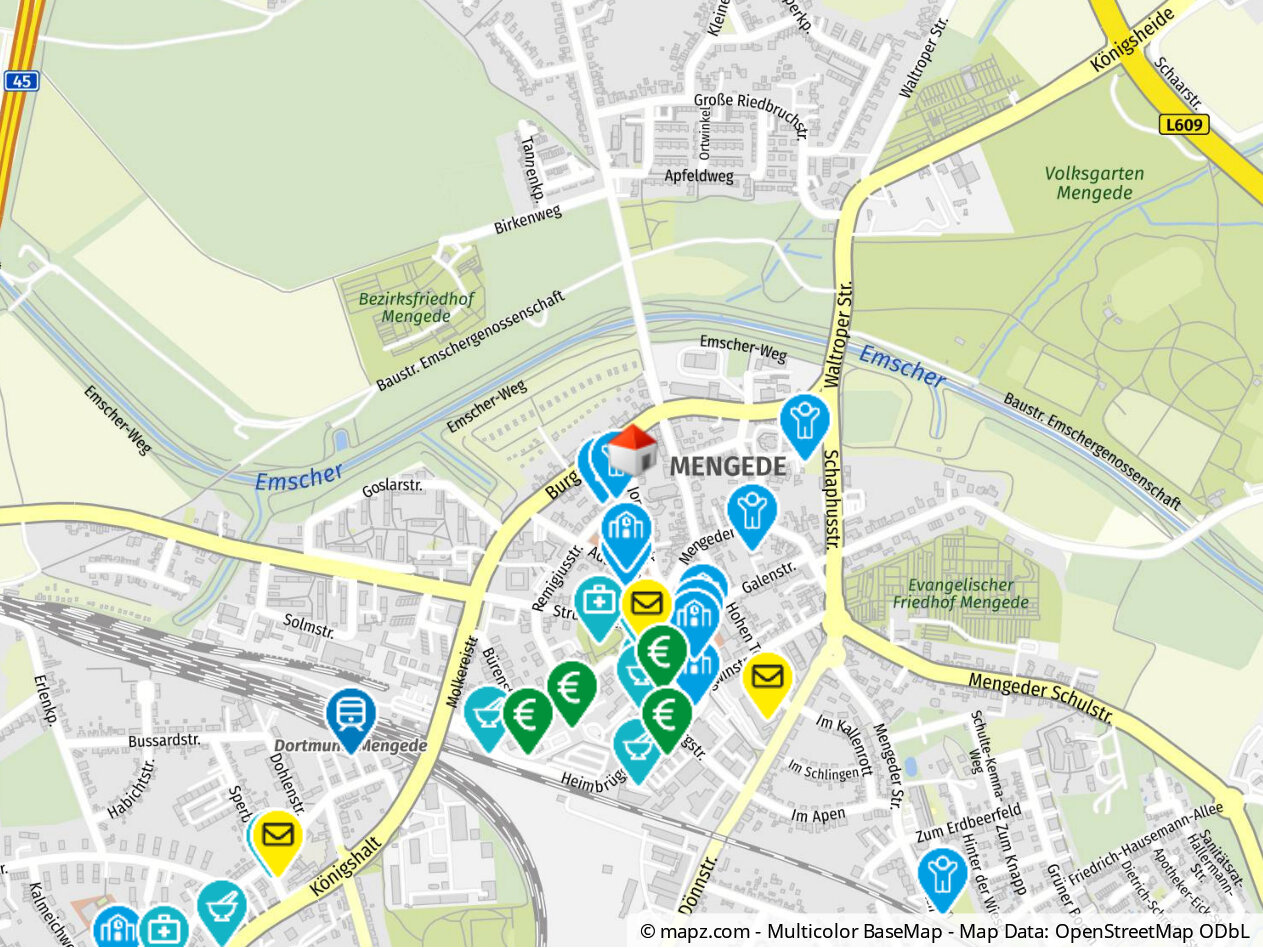 Wohnung zum Kauf provisionsfrei 3 Zimmer 70 m²<br/>Wohnfläche ab sofort<br/>Verfügbarkeit Jonathanstraße 25 Mengede-Mitte Dortmund 44359