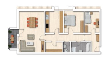 Apartment zum Kauf 216.200 € 3 Zimmer 90,5 m² 2. Geschoss Holzbruckweg 6 Röttenbach Röttenbach 91187