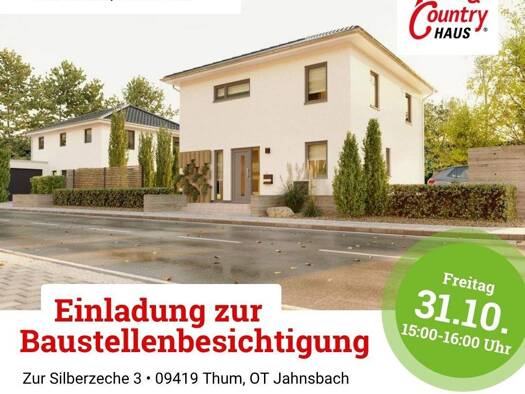 Einfamilienhaus zum Kauf provisionsfrei 272.490 € 4 Zimmer 128 m² 400 m² Grundstück frei ab sofort Thum-Jahnsbach Thum 09419