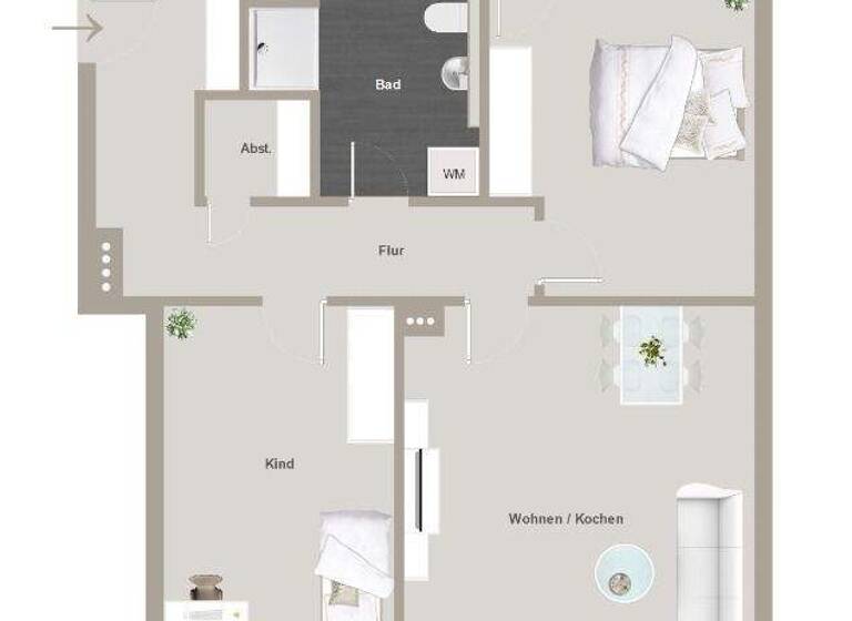 Wohnung zur Miete 1.600 € 3 Zimmer 98,3 m² 3. Geschoss Fürstenfeldbruck 82256