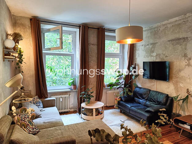 Studio zur Miete Tauschwohnung 899 € 3 Zimmer 80 m² 2. Geschoss Neukölln Berlin 12043